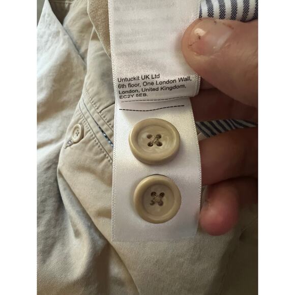 Untuckit St. Clair Style 40291 Straight Fit W34 L32 Men's Chino - Picture 6 of 6